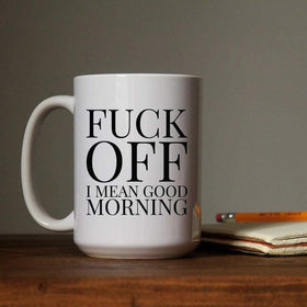 CEDAR CRATE MARKET funny coffee mug side print for dual-handed comfort.