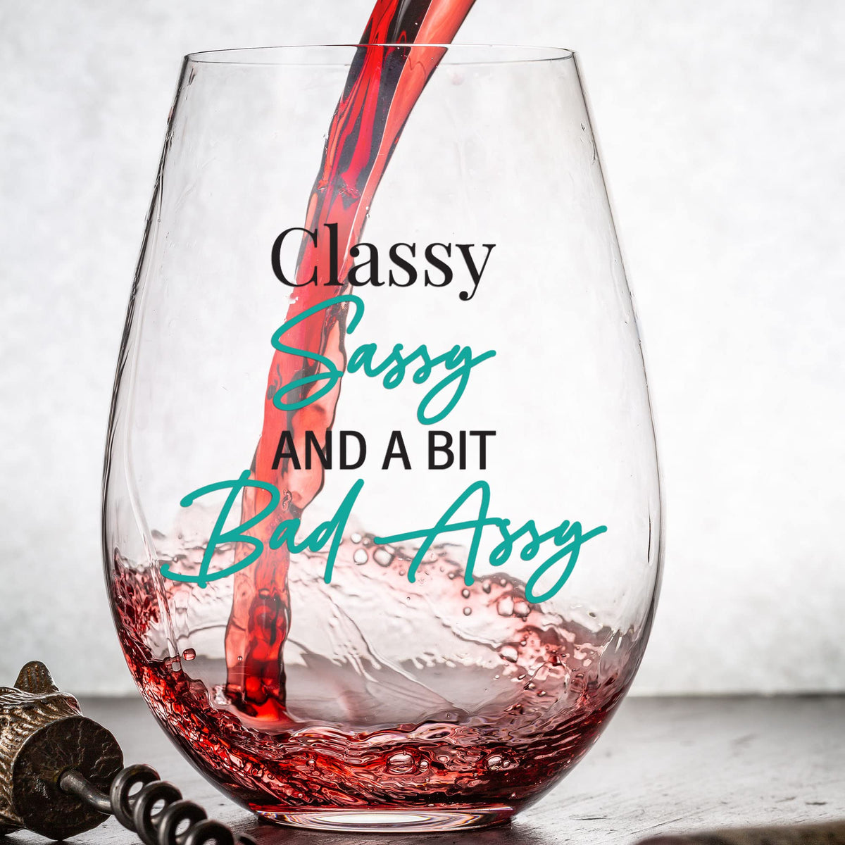 CEDAR CRATE MARKET stemless glass with gift box, a playful gift idea.