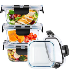 Cedarol bariatric 8oz glass bowl for precise portions and easy meal prep.