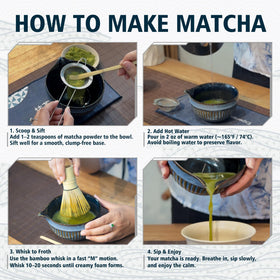 Cede noo stainless steel sifter for smooth blending.