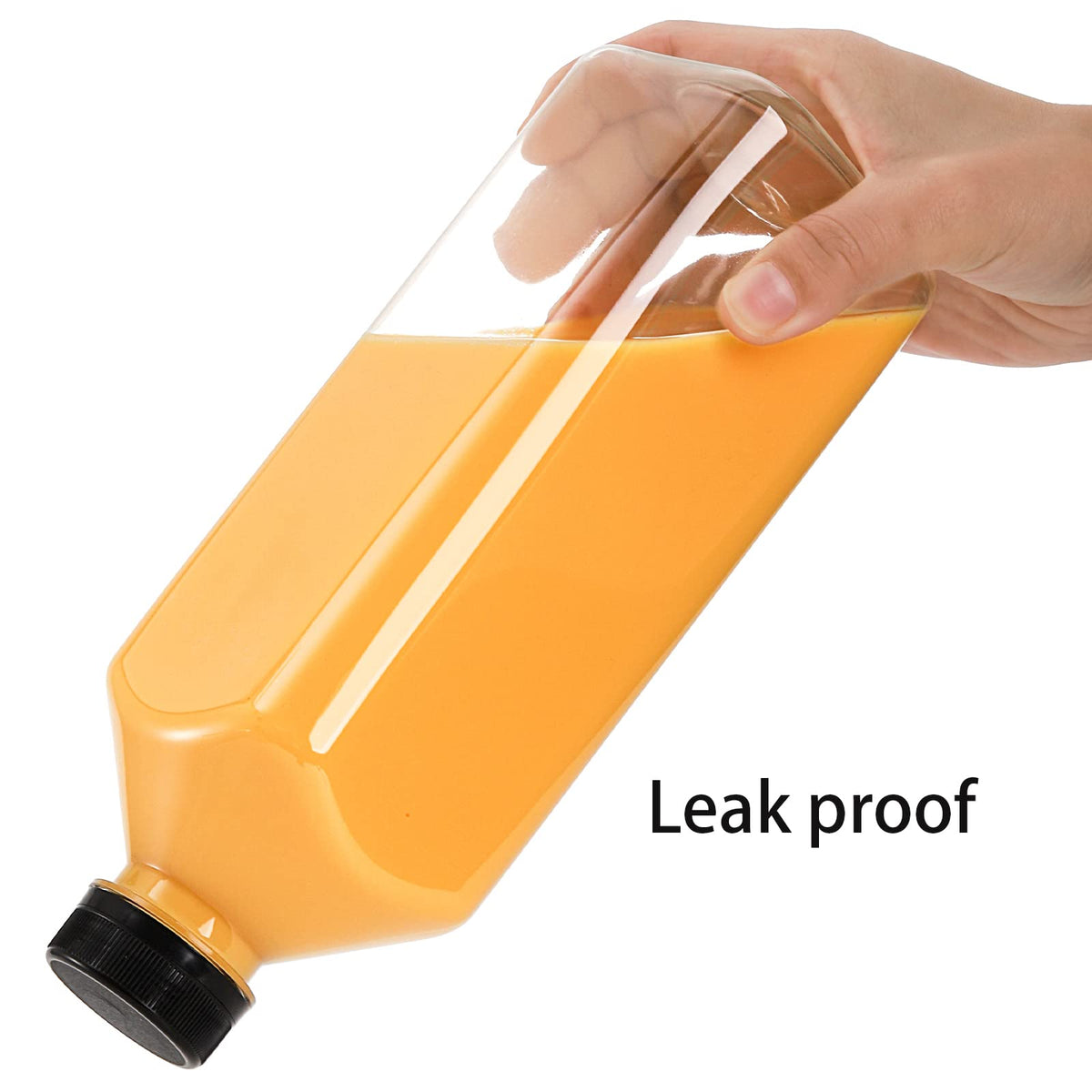 Cedilis durable PET plastic bottles offer leak-proof caps and reusable everyday use.