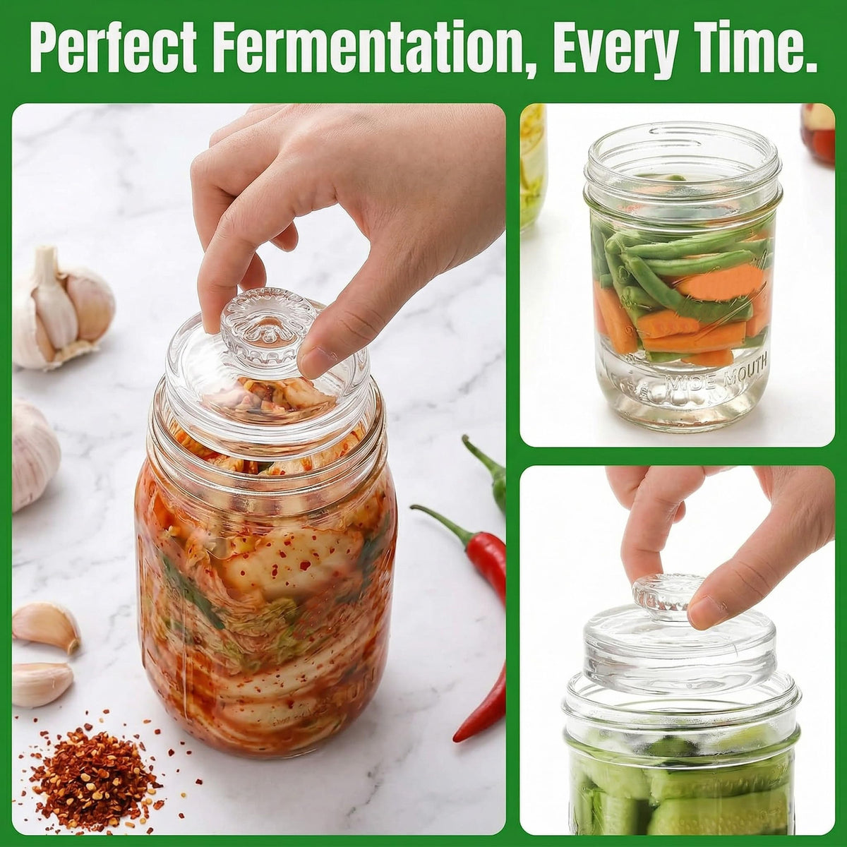 Cedilis ideal for kimchi, sauerkraut, and pickles fermentation processes.