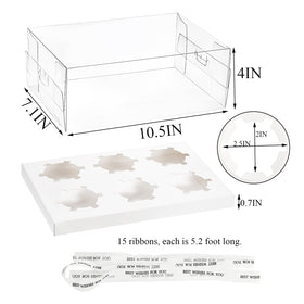 Cedilis six-cavity inserts keep cupcakes secure during transport.
