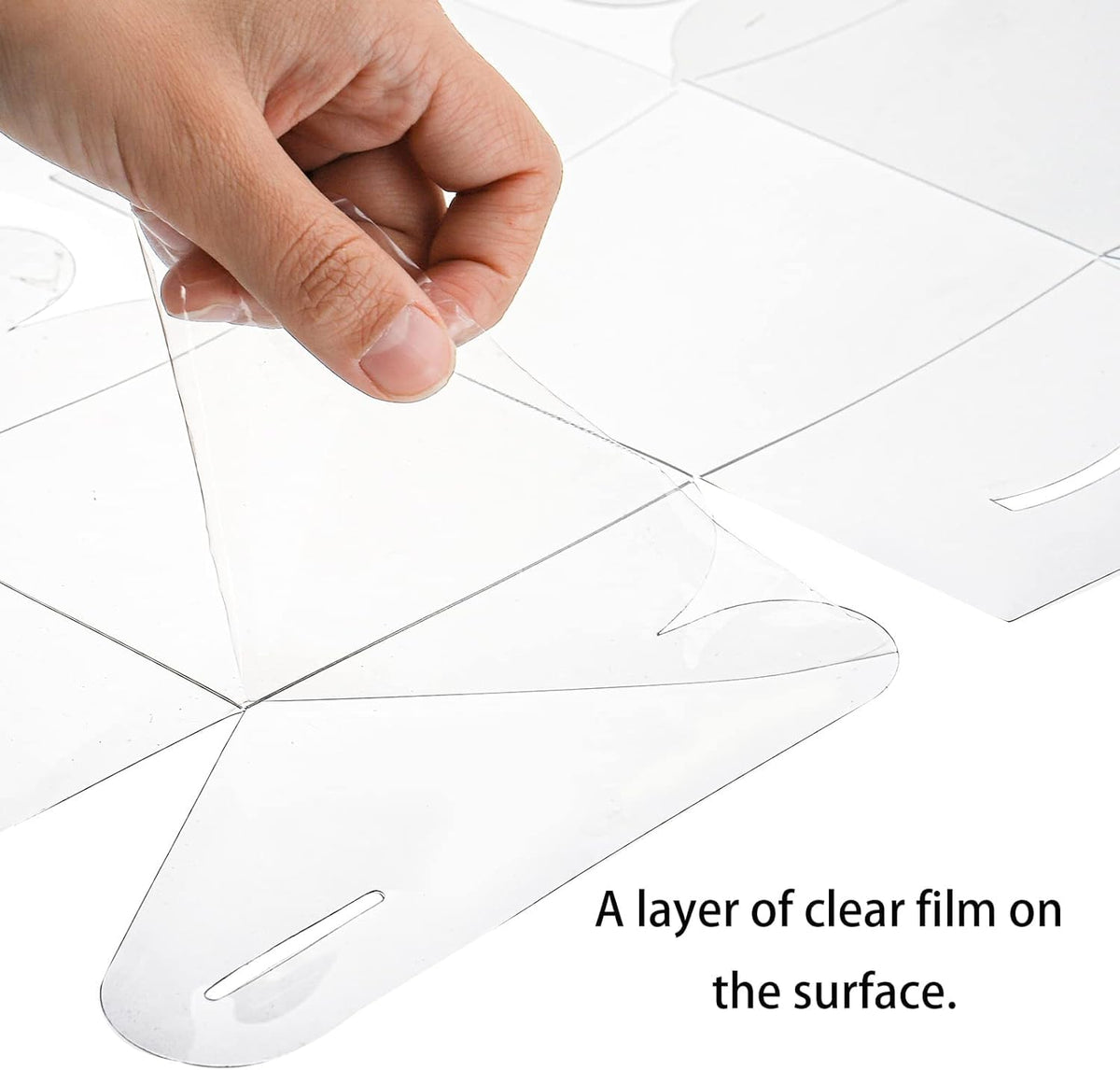 Cedilis surface-film protects box surfaces from scratches