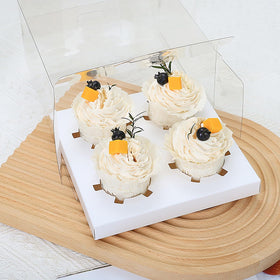 Cedilis transparent presentation for cupcakes highlights treats beautifully