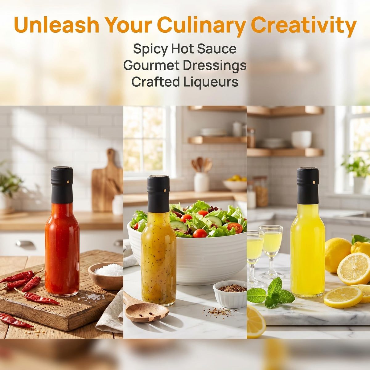 Cedilis woozy bottle stands six inches tall for compact storage