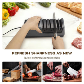 Ceelpeopar 3-stage sharpener LCD display helps choose speed easily