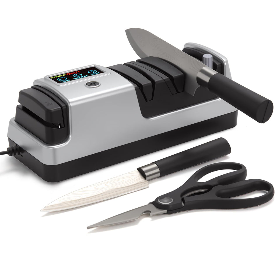 Ceelpeopar Silver 3-stage sharpener front view for quick edge restoration