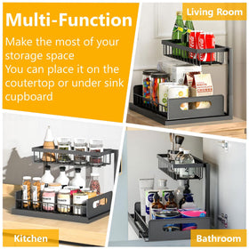 Ceetug easy-clean, rust-resistant design keeps cabinets neat.