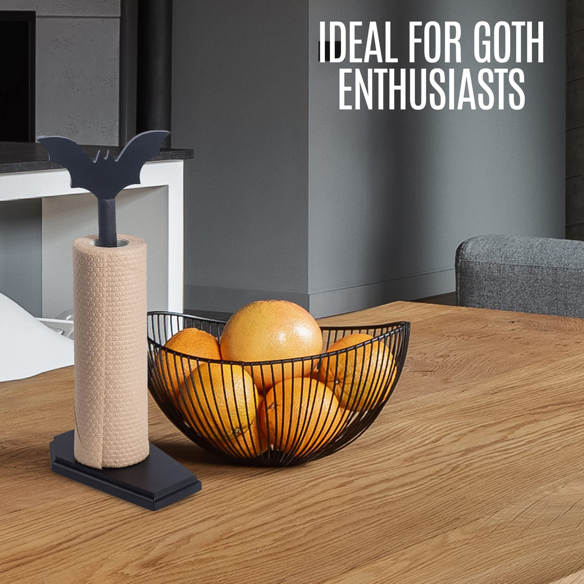 CEFLITECO countertop stand for towels offering gothic flair