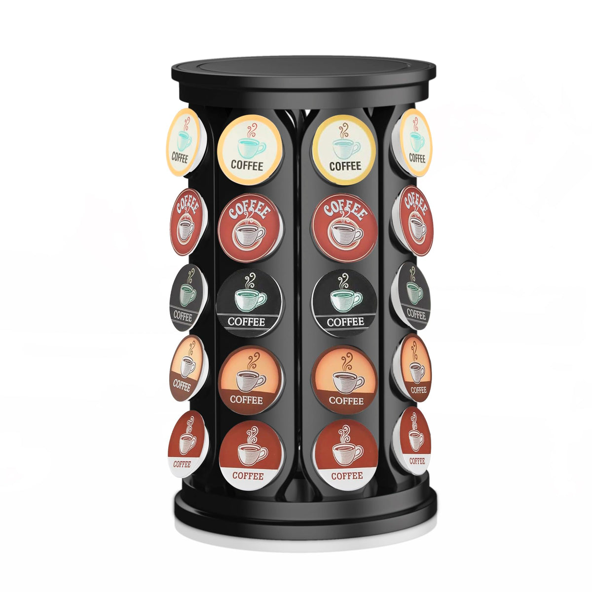 CEHNCEH K Cup Holder displaying 40 pods for easy counter access.