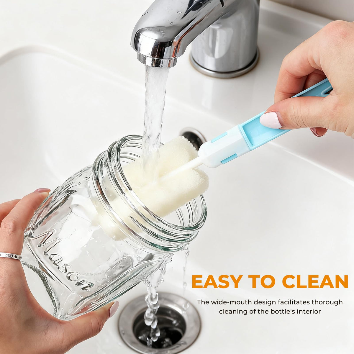 Cehomi marker pen helps neat, durable jar labeling.