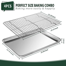 CEKEE cooling racks provide stable support for cooling cookies and pastries.