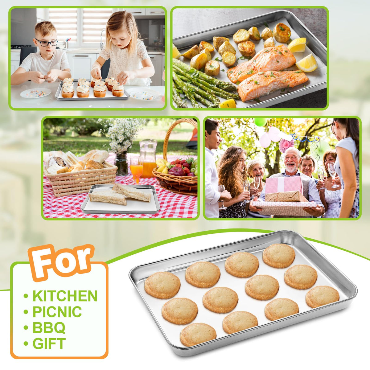 CEKEE pans are easy to clean and dishwasher safe, saving cleanup time.