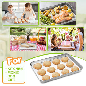 CEKEE pans are easy to clean and dishwasher safe, saving cleanup time.