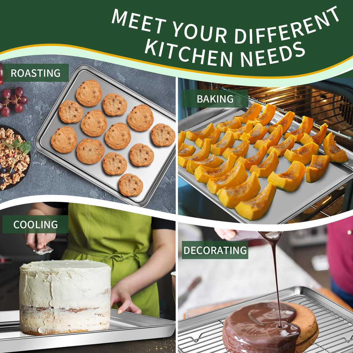 CEKEE stackable pans save kitchen space