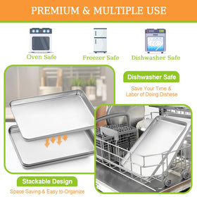 CEKEE stackable design frees up kitchen storage when not in use.