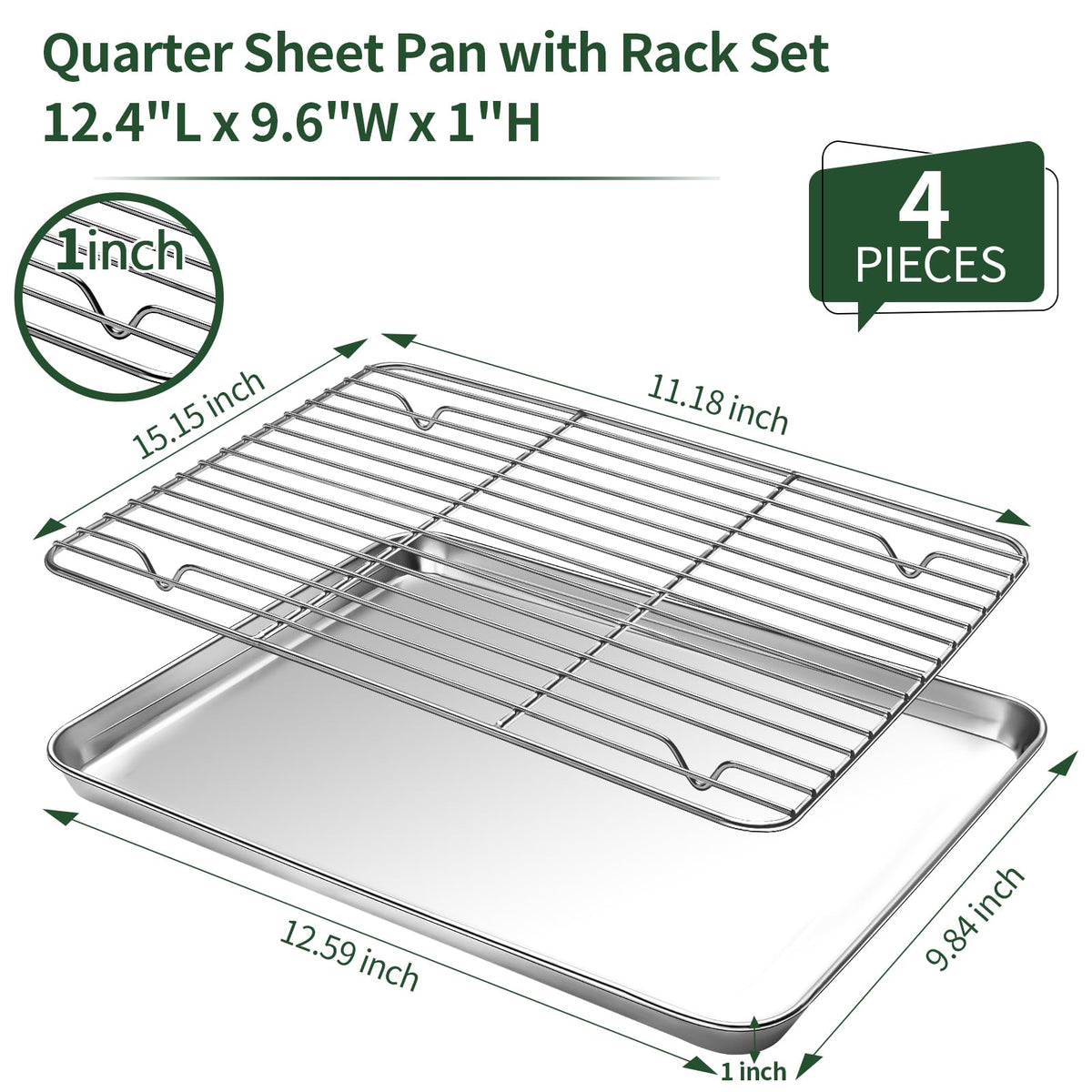 CEKEE wire rack for baking enhances air circulation