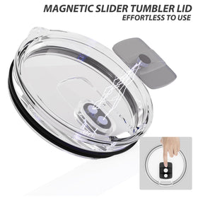 CeleVista BPA-free crystal-clear lid keeps beverages visible and safe during daily use.
