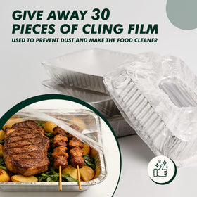 CELLURA freezer-safe pans store leftovers without leaks.