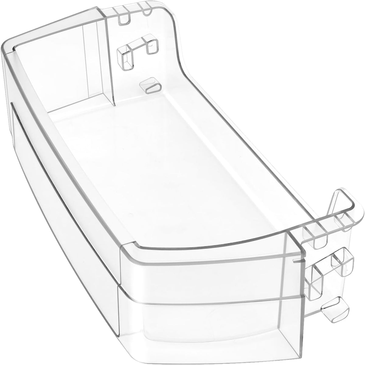 Cenipar WR71X38318 door bin front view, clear and durable GE replacement.