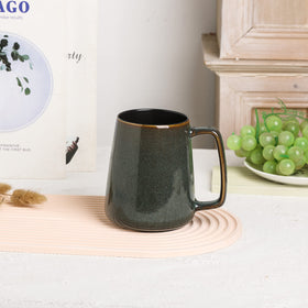 Ceraozmus porcelain mug shows unique reactive glaze variations