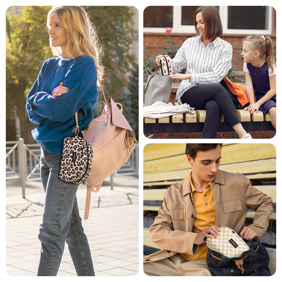 Cerbonny buckle-handle freezable lunch bag clips to totes.