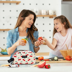 Cerbonny compact lunch bag fits in backpacks, gym bags.
