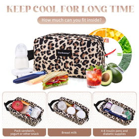 Cerbonny freezable gel packs inside for all-day cooling