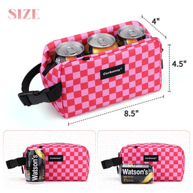 Cerbonny freezable lunch bag with buckle handle demonstrates portable everyday use.