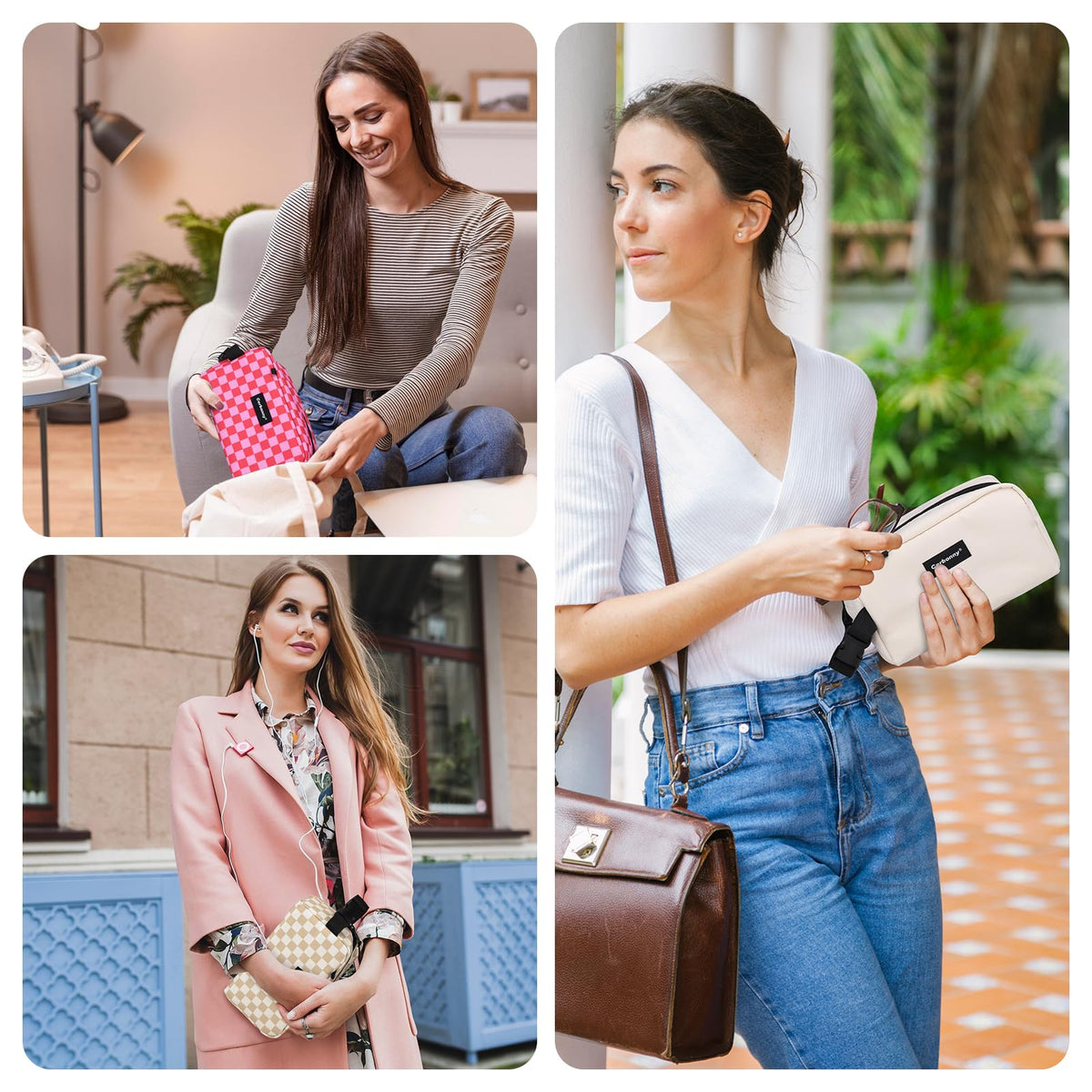 Cerbonny freezable lunch bag in use with tote shows travel-ready convenience.