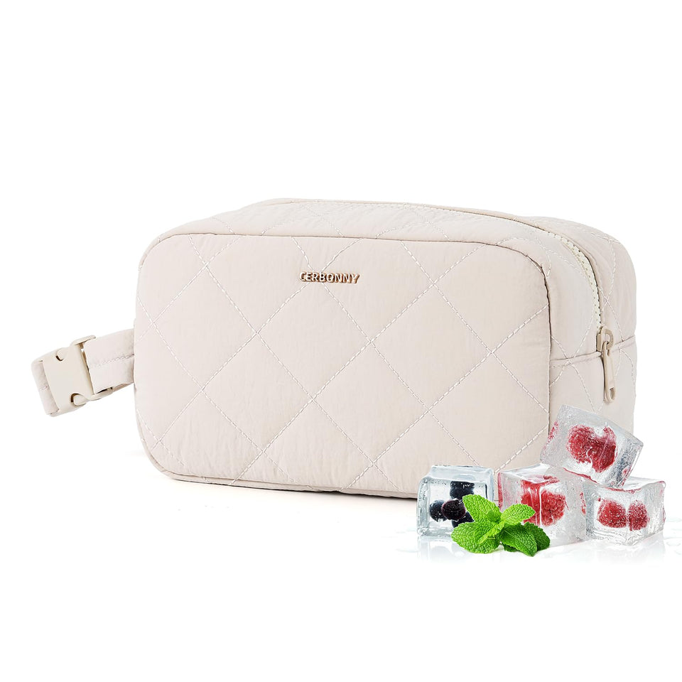 Cerbonny small cooler bag with built-in gel packs keeps snacks fresh all day