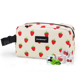 Cerbonny small cooler bag with detachable gel packs keeping snacks cool on the go