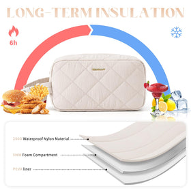 Cerbonny bag with wide zipper opening for easy packing