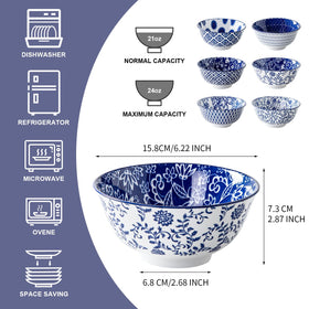 Cerkik microwave and dishwasher safe bowls simplify everyday cleanup.