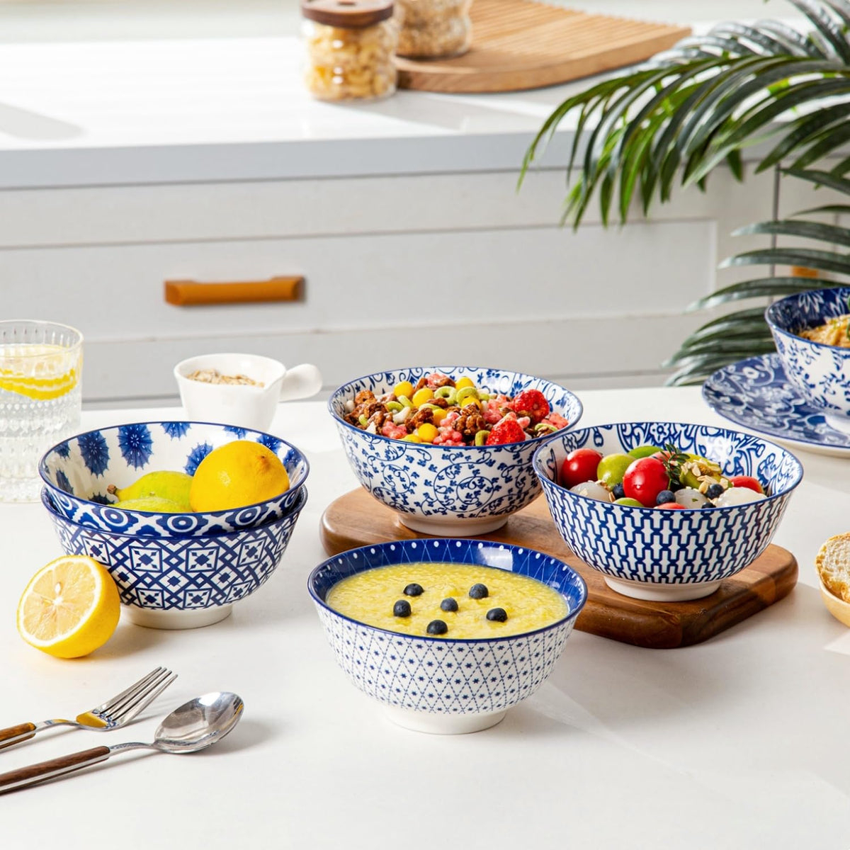 Cerkik versatile bowls for salads, pastas, desserts, and breakfasts.
