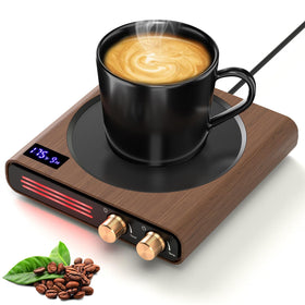 CEROBEAR mug warmer front view showing compact desk heating for coffee breaks.