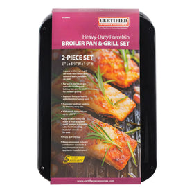High heat tolerance up to 1050°F suitable for broiling and high-temp baking tasks.