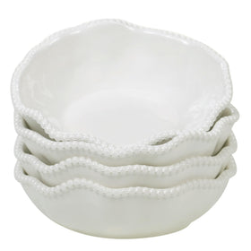 Perlette dishware is dishwasher safe for easy cleaning after meals.