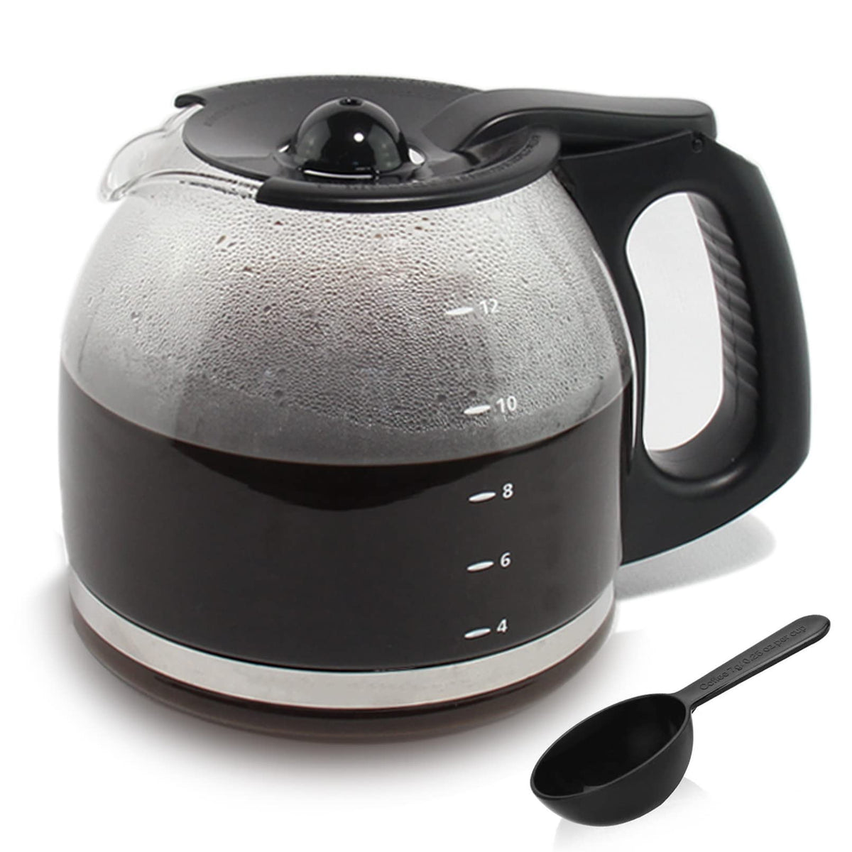 Cestlaive 12-cup carafe compatible with Mr. Coffee for easy replacement.