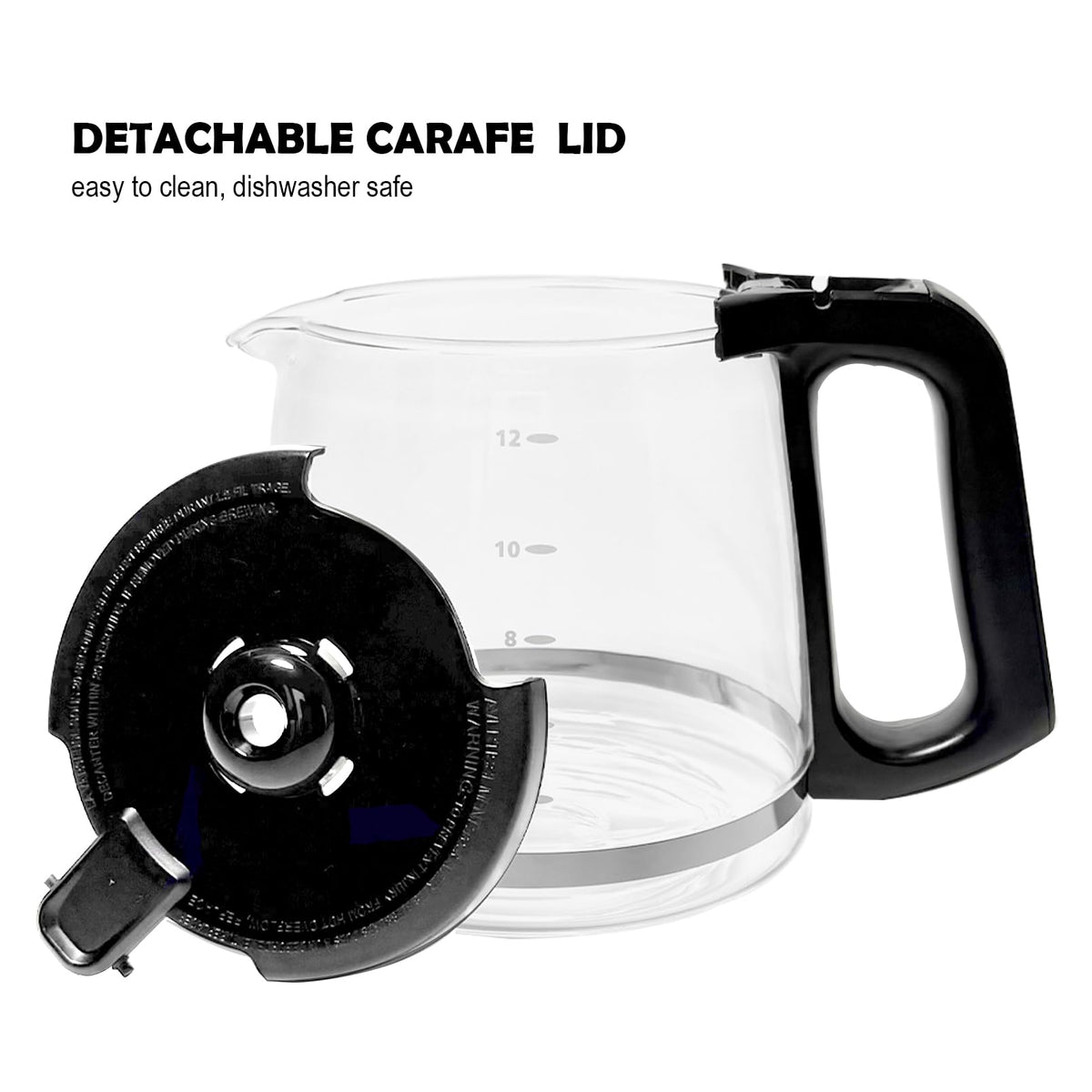 Cestlaive 12-Cup carafe for MMX: compatible MMX models with steady pour