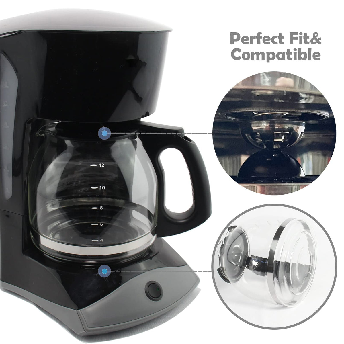 Cestlaive carafe side view highlights sturdy construction.