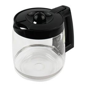 Reinforced glass and sturdy base enhance durability.