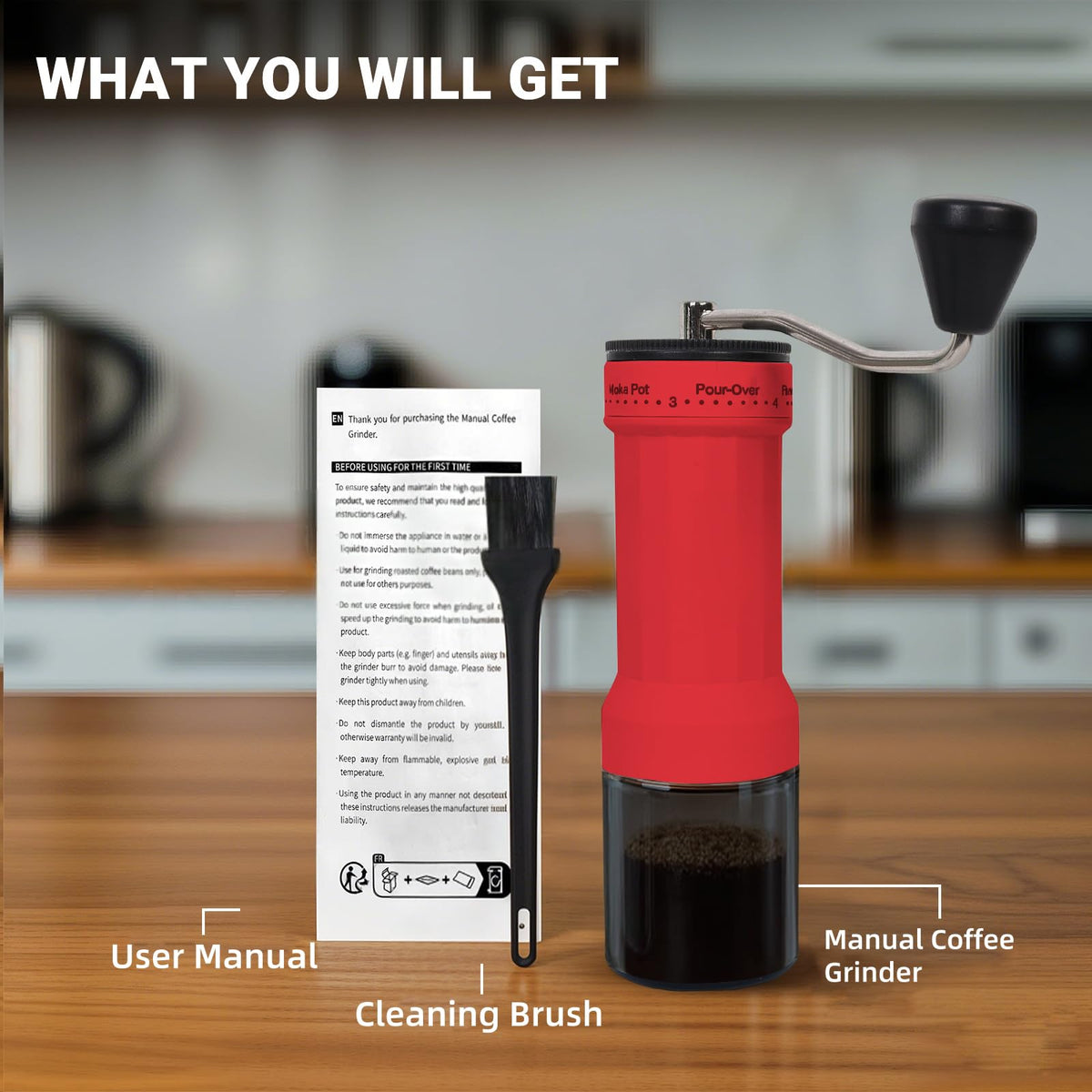 CEVING Mini Grinder with detachable parts for quick, mess-free cleaning.