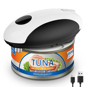 CEVING USB can opener front view shows one-touch operation for effortless use