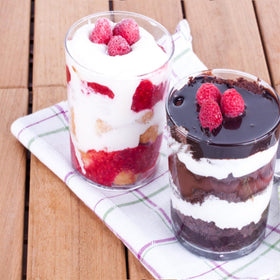 CEZOOWYEX 3oz cups suitable for ice cream, puddings, or jellies.