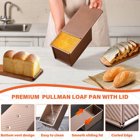 CFGUK non-stick coating ensures smooth release of freshly baked bread.