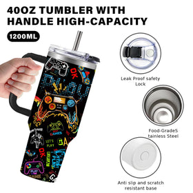 CGMIBAS 40oz gaming tumbler cleaning brush for maintenance