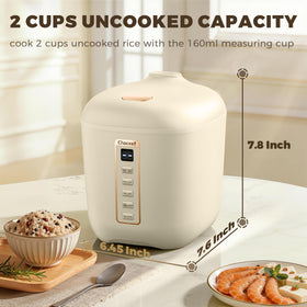 CHACEEF inner pot view highlighting non-stick surface for easy cleaning