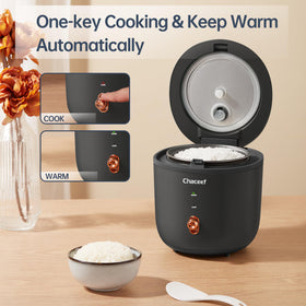 CHACEEF non-stick inner pot with removable lid for easy cleaning.